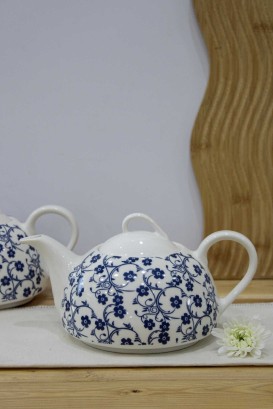 قوری گل آبی